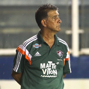 29.mar.2015 - Ricardo Drubscky comanda o Fluminense em Macaé contra o Barra Mansa - Nelson Perez/Fluminense FC