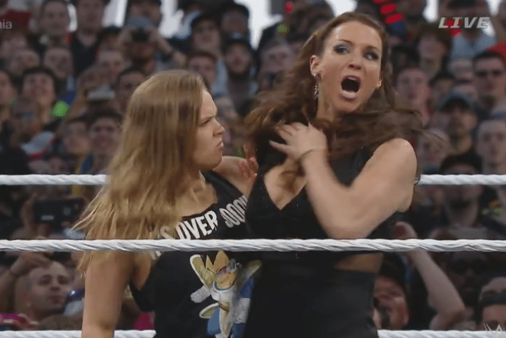 Ronda Rousey no WWE - Reprodução