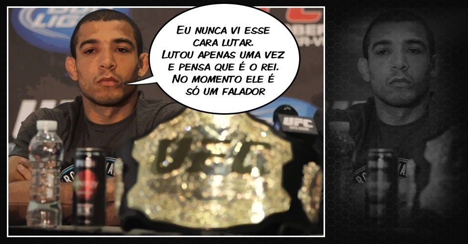 José Aldo e Conor McGregor se encaram no dia 12 de dezembro, em Las Vegas, em disputa do cinturão dos penas - Arte/UOL