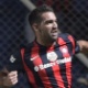 Cauteruccio comemora gol marcado do San Lorenzo contra o São Paulo, na Libertadores - Juan Mabromata/AFP