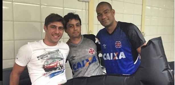 Fellype Gabriel, no início do ano, se tratando no Caprres do Vasco - Reprodução / Instagram