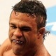 Montagem com a transformação física de Vitor Belfort - Getty Images e William Lucas/inovafoto