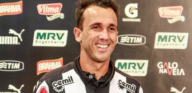 Thiago Ribeiro já treinou e vestiu a camisa do Atlético-MG pela primeira vez - Bruno Cantini/Clube Atlético Mineiro