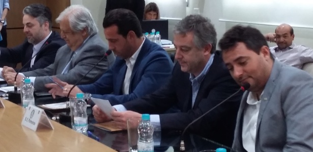 Representantes dos quatro grandes participaram de reunião na Federação Paulista - Bruno Thadeu/UOL