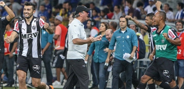 Levir Culpi comemora mais uma vitória do Atlético-MG sobre o Cruzeiro - Bruno Cantini/Clube Atlético Mineiro