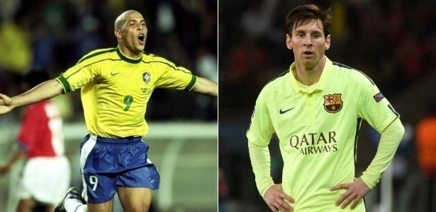Ronaldo e Messi foram comparados - Montagem/UOL