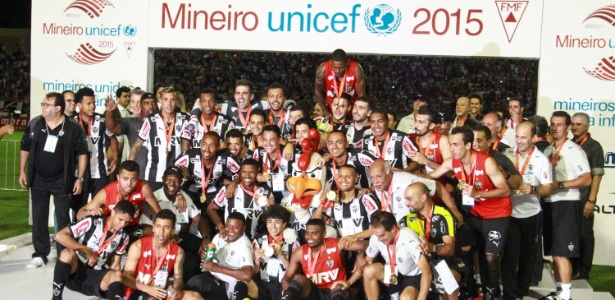 Jogadores do Atlético-MG comemoram após vencer o Campeonato Mineiro - Bruno Cantini/Clube Atlético Mineiro