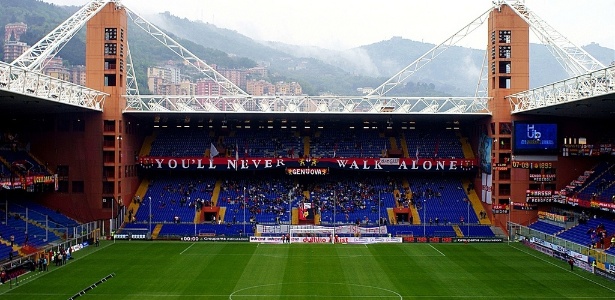 Gênova colocou o estádio Luigi Ferraris à disposição para a decisão da Libertadores - Reprodução