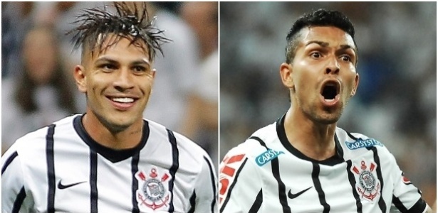 Paolo Guerrero e Petros são alvos do Flamengo para a sequência da temporada - Montagem com fotos de Daniel Vorley/AGIF e Reinaldo Canato/UOL