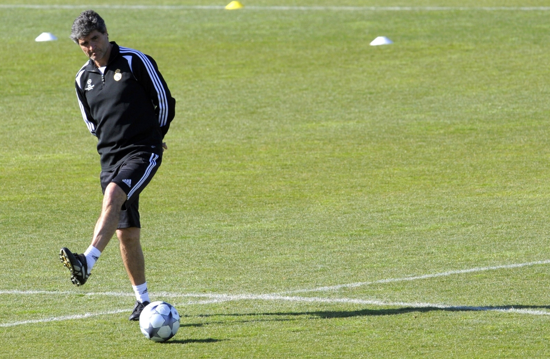 Juande Ramos treina o Real Madrid - Philippe Desmazes/AFP Photo
