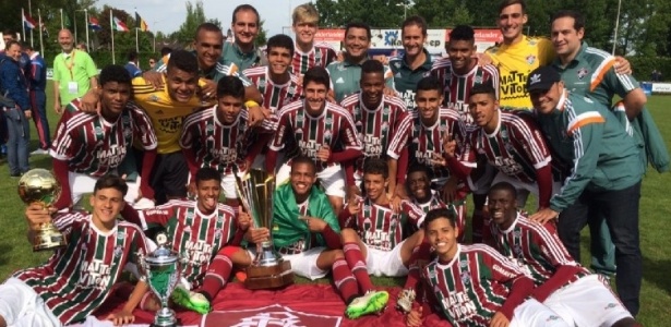Time sub-20 do Fluminense conquistou dois torneios na Europa em 2015 - Divulgação FFC