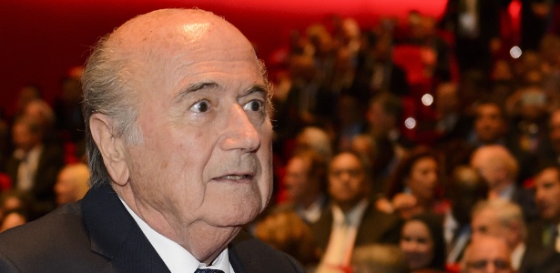 Sepp Blatter durante o Congresso da Fifa, que o reelegeu há menos de uma semana - FABRICE COFFRINI / AFP