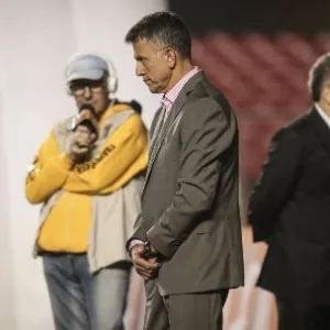 No clássico entre São Paulo e Santos, Osorio esteve no Morumbi e acompanhou o time são-paulino - Ricardo Nogueira/Folhapress