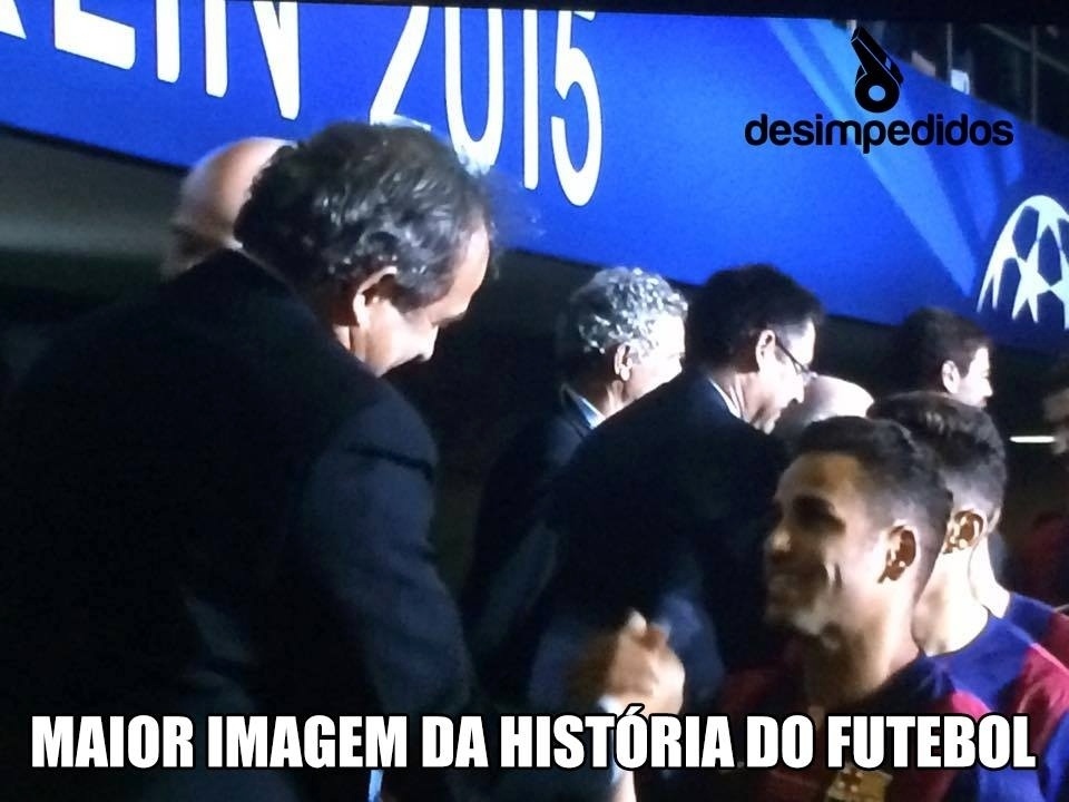 As maiores piadas, claro, foram sobre o fato de o ex-são-paulino Douglas conquistar o título da Liga com o Barcelona - Reprodução/Desimpedidos