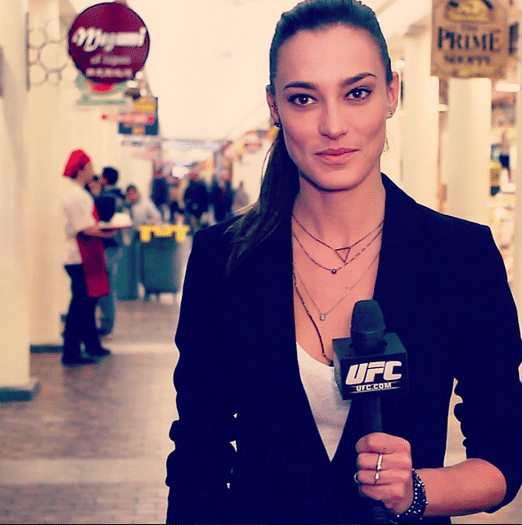 Amanda Salvato, de 28 anos, é a correspondente brasileira do UFC nos EUA - Arquivo Pessoal