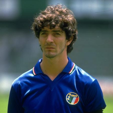 Paolo Rossi atuando pela seleção italiana - David Cannon/Allsport