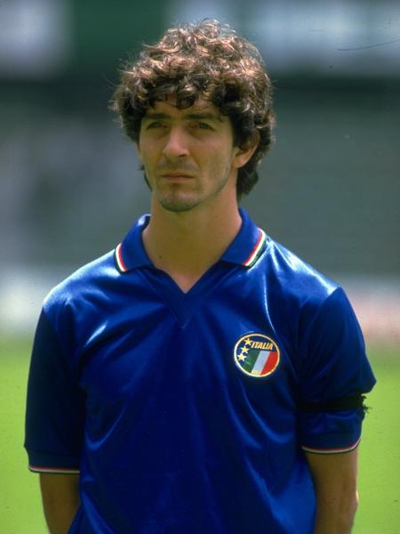 Paolo Rossi foi o principal jogador do título da seleção italiana na Copa do Mundo-1982 - David Cannon/Allsport