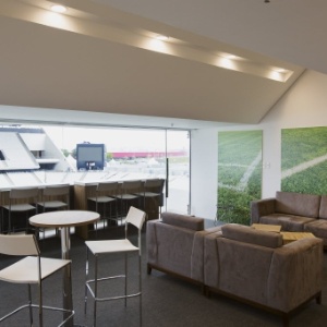 Vista interna de um dos camarotes da Arena Corinthians - undefined