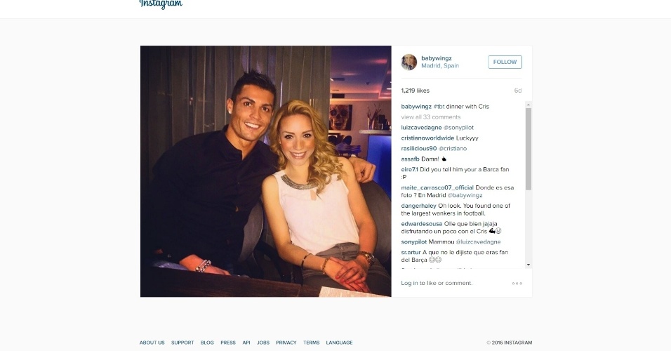 Alejandra Manriquez, comissária de bordo, é apontada pela imprensa portuguesa como novo affair de Cristiano Ronaldo.