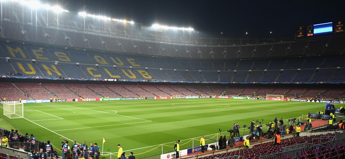 Camp Nou, estádio do Barcelona, treme quando sai um gol da equipe catalã - David Ramos/Getty Images