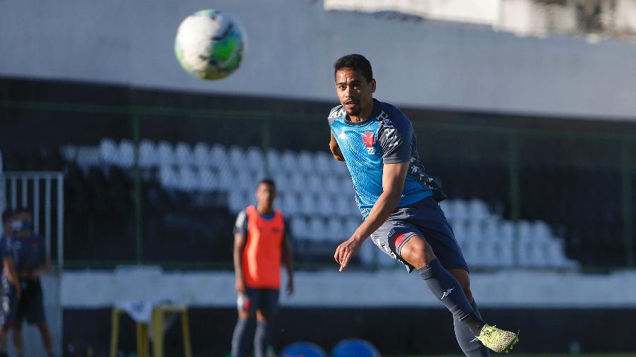 Yago Pikachu treinou com bola durante a semana e tem chances de enfrentar o Goiás pela Copa do Brasil  - Rafael Ribeiro / Vasco