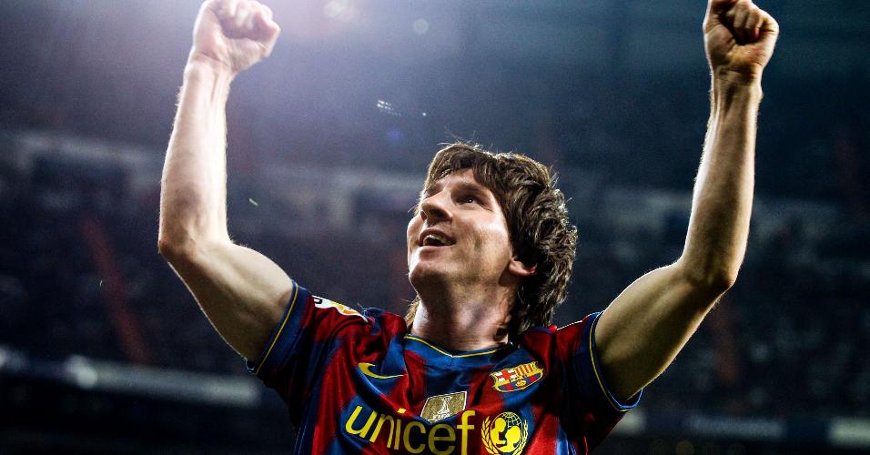 Messi pelo Barcelona na temporada 2009/2010