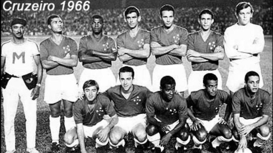 Cruzeiro foi campeão da Taça Brasil de 1966; elenco tinha Dirceu Lopes e Tostão como estrelas - Reprodução