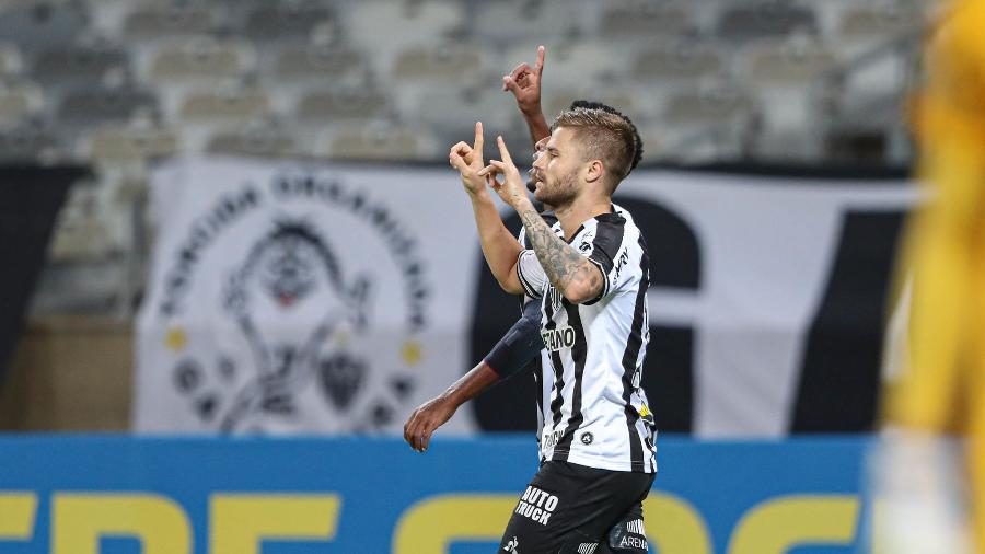 Sasha fez dez gols com a camisa do Galo na temporada 2020, nove no Campeonato Brasileiro e um no Mineiro - Pedro Souza/Atlético-MG