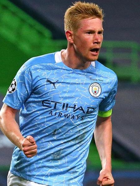 Belga Kevin de Bruyne atuando pelo Manchester City - Divulgação/Uefa