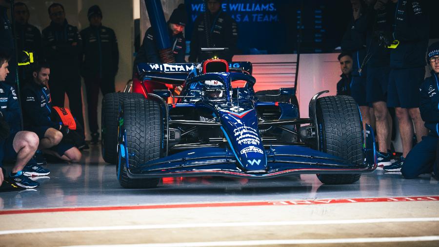 A Williams de Nicholas Latifi para a temporada 2022 de F1 - Divulgação/Williams