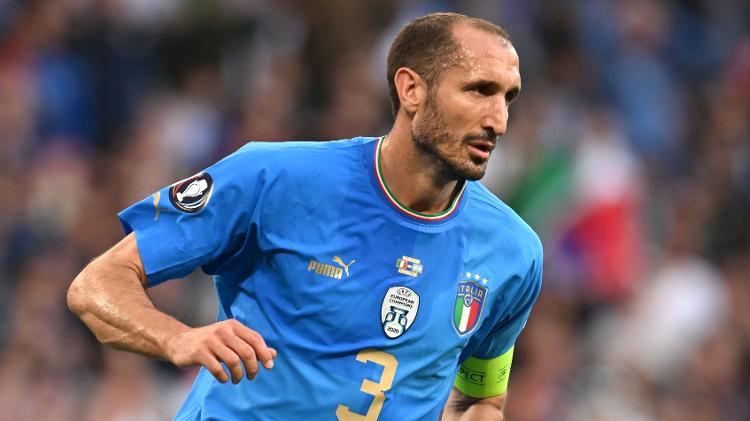Chiellini plays his last game defending the Italian national team in the match against Argentina - Claudio Villa/Getty Images - Claudio Villa/Getty Images