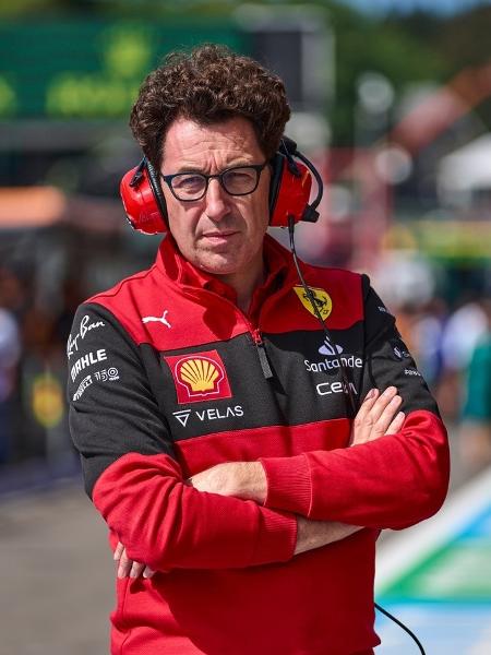 Mattia Binotto, chefe da Ferrari, que deixará o cargo no fim do ano - Ferrari