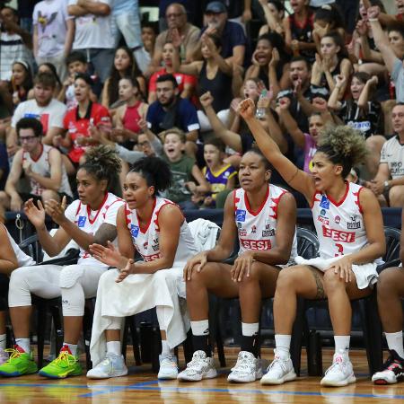 Jogadoras de Araraquara vibram com a vaga na final da LBF