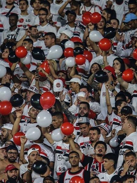 Torcida do São Paulo durante clássico contra o Palmeiras - Paulo Pinto / São Paulo FC