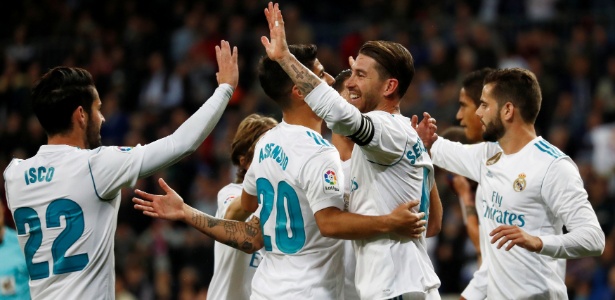 Real Madrid conseguiu vitória sobre o Eibar no Santiago Bernabéu - Juan Medina/Reuters