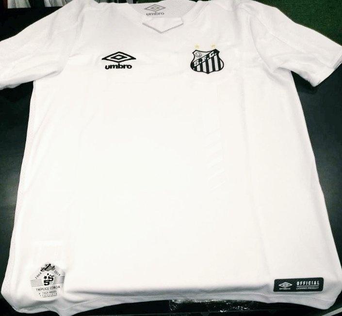 camisa oficial santos 2019