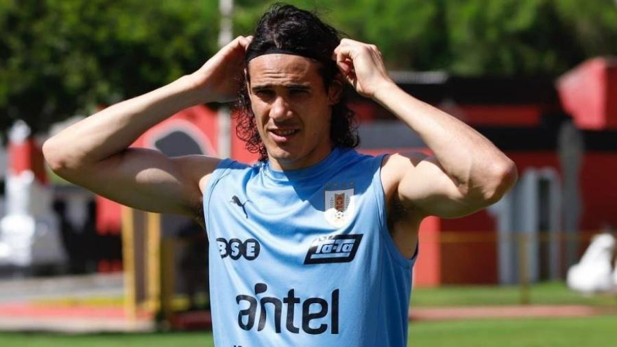Cavani, atacante da seleção do Uruguai - Divulgação/@Uruguay