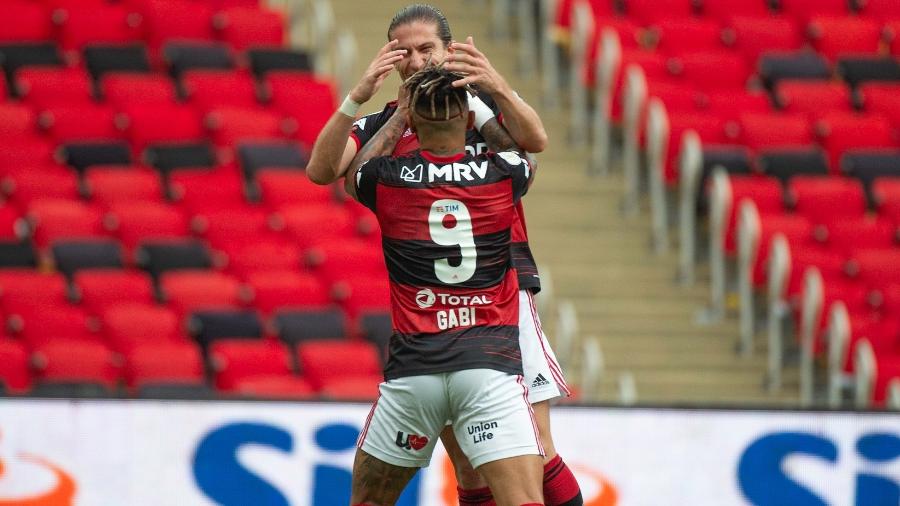 Gabigol de volta a boa fase será o capitão - Alxandre Vidal/Flamengo