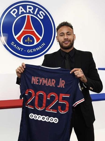 Neymar anuncia renovação com o PSG até 2025 - Divulgação/PSG