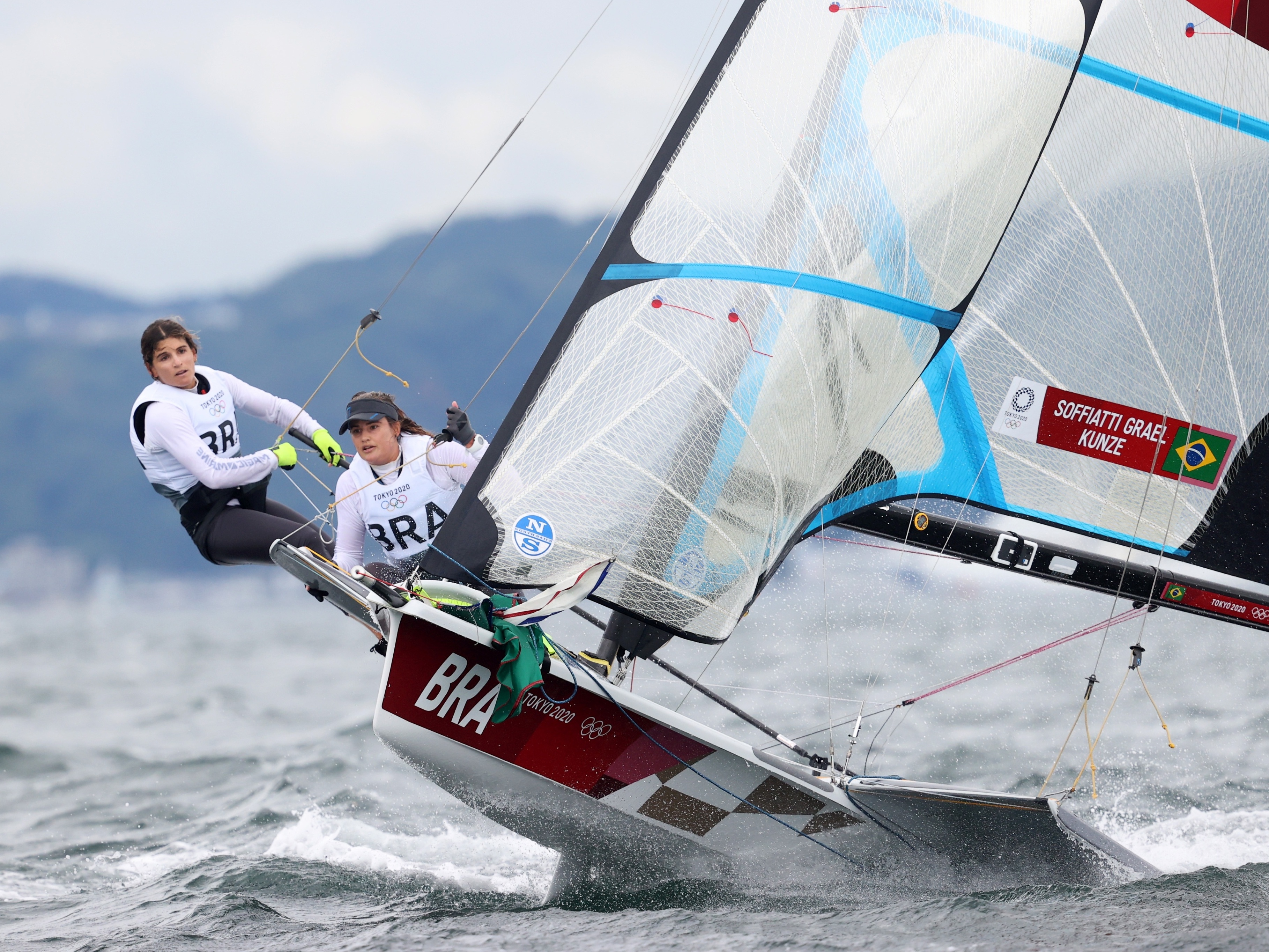 Falta De Vento Adia Definicao De Medalha Para Martine Grael E Kahena Kunze 02 08 2021 Uol Olimpiadas