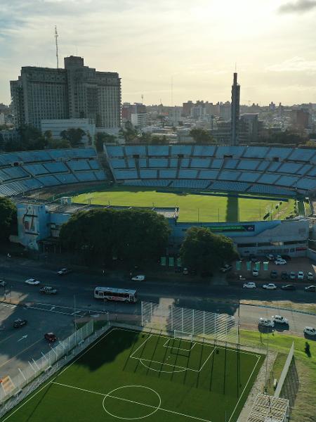 Estádio Centenário, em Montevidéu, palco da final da Libertadores no sábado - Nicolás Celaya/Xinhua