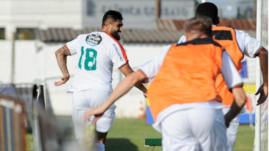 Luan marcou o gol da Portuguesa contra o Rio Claro, que aproxima a Lusa da elite do Paulistão - Dorival Rosa/Portuguesa