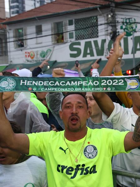 Torcedores do Palmeiras comemoram título do Campeonato Brasileiro  - YURI MURAKAMI/FOTOARENA/ESTADÃO CONTEÚDO