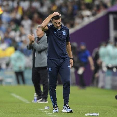 Lionel Scaloni lamenta chance perdida pela Argentina