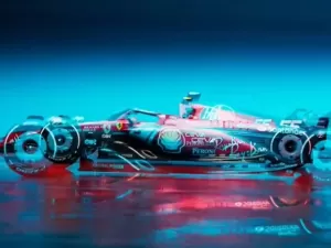 Azul? Ferrari mostra carro para o GP de Miami de Fórmula 1; veja