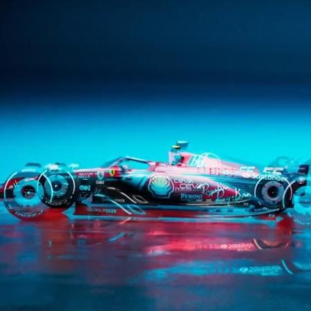 Ferrari mostra carro para o GP de Miami de Fórmula 1