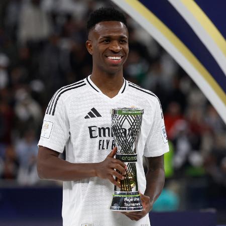 Vini Jr, do Real Madrid, foi eleito o melhor jogador do Intercontinental