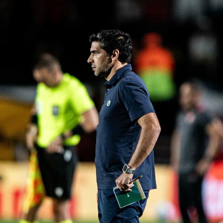 Abel Ferreira. técnico do Palmeiras, durante vitória do Palmeiras no Barradão