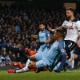 Gabriel Jesus marca gol do City contra o Tottenham; bandeirinha marcou, corretamente, impedimento - Andrew Yates/Reuters
