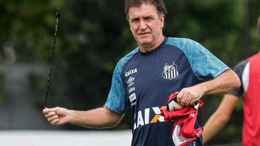 Técnico Cuca comanda treino do Santos no CT Rei Pelé - Ivan Storti/Santos FC